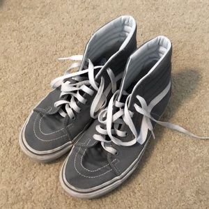 Grey Vans Hightops